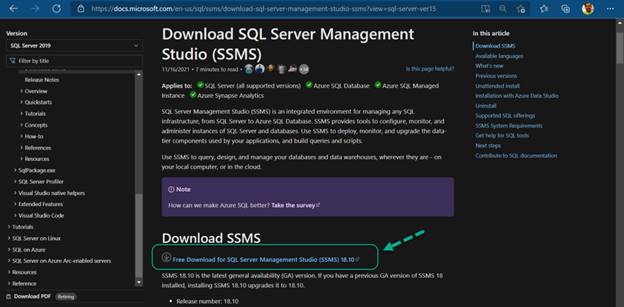 How to install Microsoft SQL Server Management Studio (SSMS)?